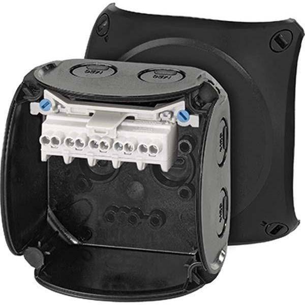 4012591121725 - Hensel Kabelabzweigkasten KF 0202 B 15-25qmm 5pol schwarz 4012591121725 - Hensel Kabelabzweigkasten KF 0202 B 15-25qmm 5pol schwarz