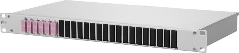 Metz OpDAT fix 6xSC-D OM4 150257BB06-E Keramik erikaviolett 19z 1HE Spleißbox Metz OpDAT fix 6xSC-D OM4 150257BB06-E Keramik erikaviolett 19z 1HE Spleißbox
