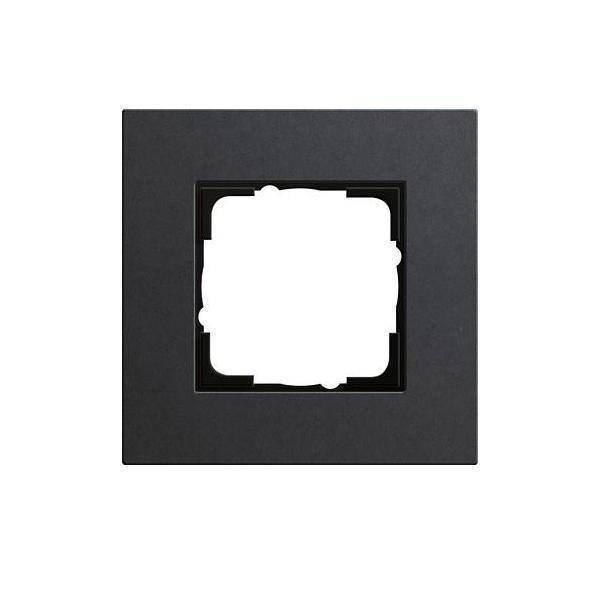 4010337015871 - GIRA 0211226 Abdeckrahmen 1fach Esprit Linoleum-Multiplex Anthrazit