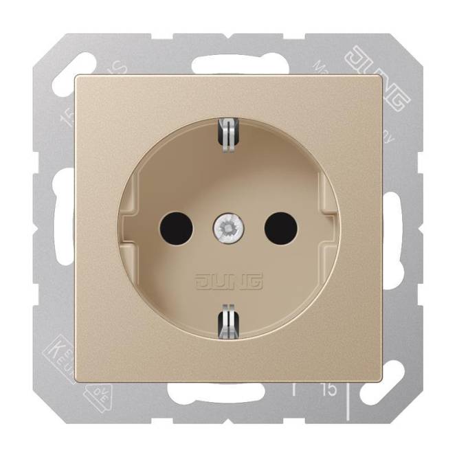 4011377112445 - JG SCHUKO Steckdose A1520CH 16A 250V A champagner 4011377112445 - JG SCHUKO Steckdose A1520CH 16A 250V A champagner