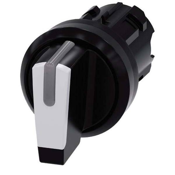 Siemens 3SU10022BL600AA0 Knebelschalter beleuchtbar 22mm rund schwarz wei Siemens 3SU10022BL600AA0 Knebelschalter beleuchtbar 22mm rund schwarz wei