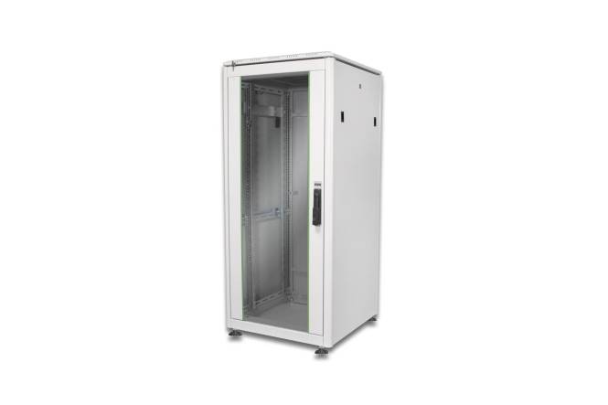 Assmann Netzwerkschrank DN-19 26U-6/6-1 26HE 1342x600x600mm,Farbe Grau(RAL 7035)