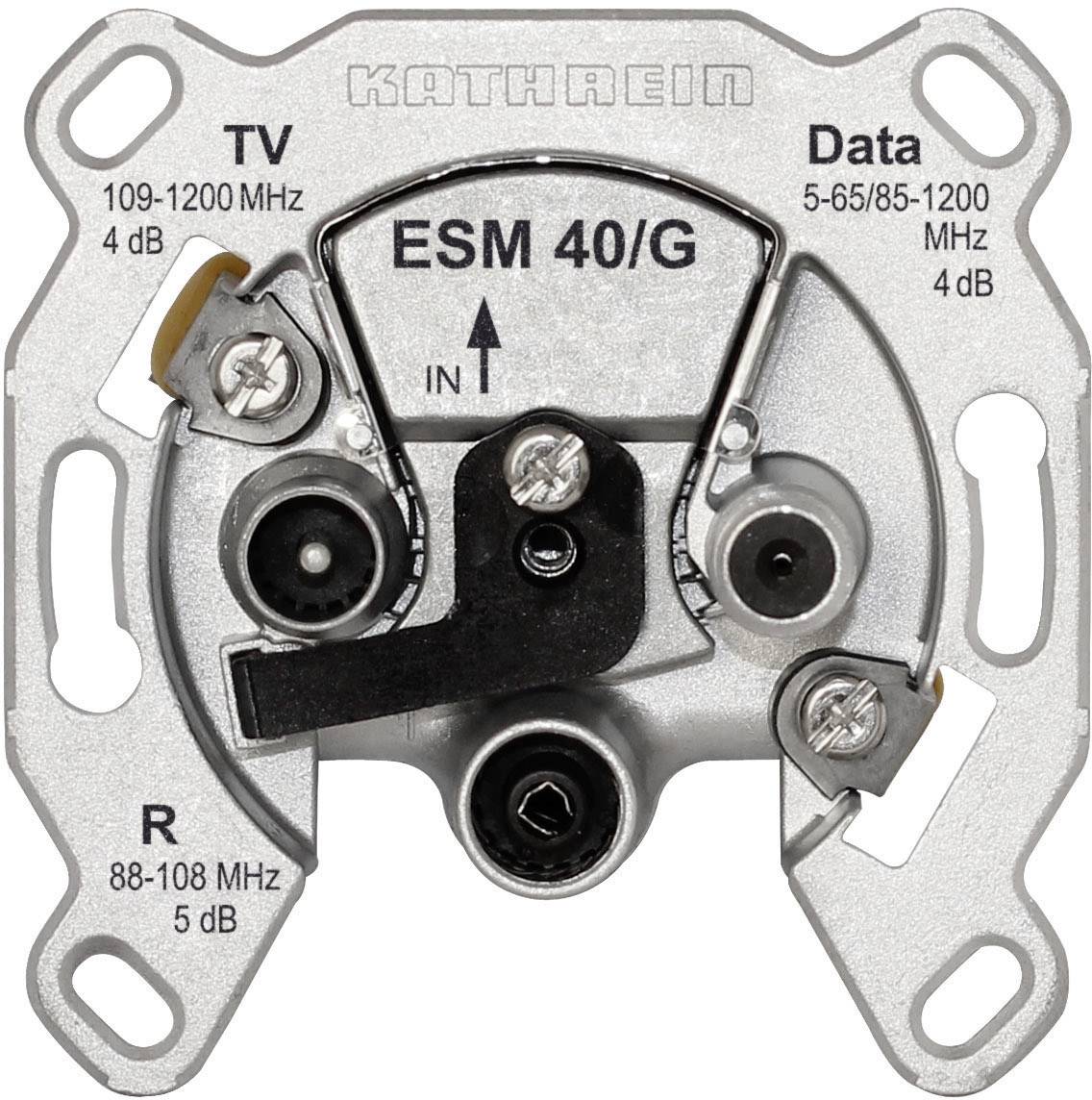4021121527654 - Modemdose Sat BK 3f 4dB 860 14dB 2150 5-65MHz ESM40 G - Aluminium - Kathrein 4021121527654 - Modemdose Sat BK 3f 4dB 860 14dB 2150 5-65MHz ESM40 G - Aluminium - Kathrein