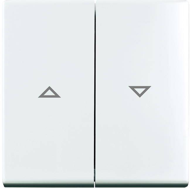 4011395190463 - Busch-Jaeger Wippe 2t Jalousie Busch-balance si aws glz Symbol Pfeile 2504-914 - weiß 4011395190463 - Busch-Jaeger Wippe 2t Jalousie Busch-balance si aws glz Symbol Pfeile 2504-914 - weiß