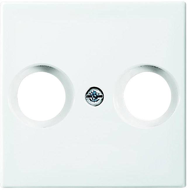 4011395190746 - EL BJ 2531-914 - Zentralscheibe balance® SI für 2x Koaxial-Anschlüsse alpinweiß 4011395190746 - EL BJ 2531-914 - Zentralscheibe balance® SI für 2x Koaxial-Anschlüsse alpinweiß