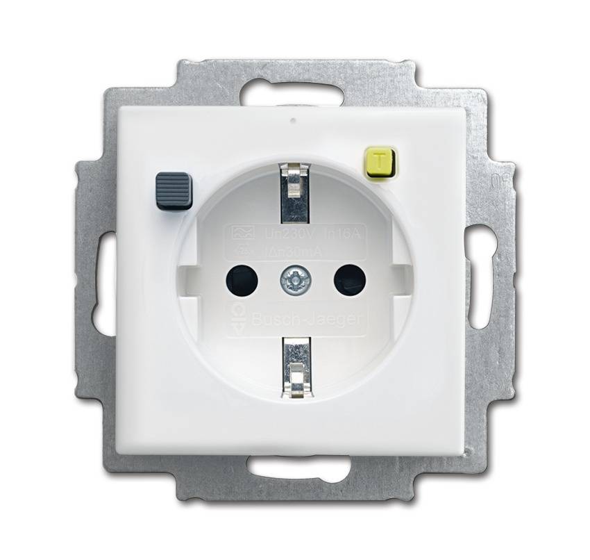 4011395210192 - Busch-jaeger Elektro - Busch-Jaeger Fi-Steckdose 1f aws glz Busch-balance si up mBS Mit erhöhtem Berührungsschutz 3120EUCB-914 - weiß 4011395210192 - Busch-jaeger Elektro - Busch-Jaeger Fi-Steckdose 1f aws glz Busch-balance si up mBS Mit erhöhtem Berührungsschutz 3120EUCB-914 - weiß