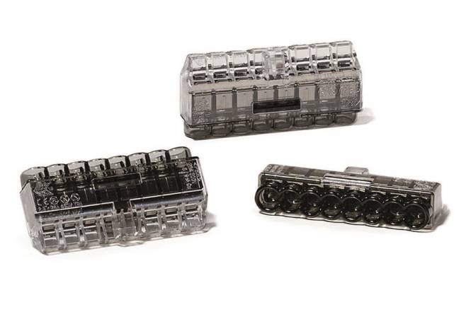 4031026530642 - Hellermann HCPM-8-PC-BK CL Verbindungs- klemme 8polig schwarz 148-90041 (Inhalt 50 Stück)