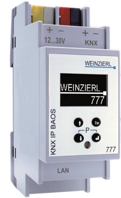 4260262771933 - Weinzierl KNX IP BAOS 777 5193 Tunneling+Object Server 2000 Datenpunkte 4260262771933 - Weinzierl KNX IP BAOS 777 5193 Tunneling+Object Server 2000 Datenpunkte