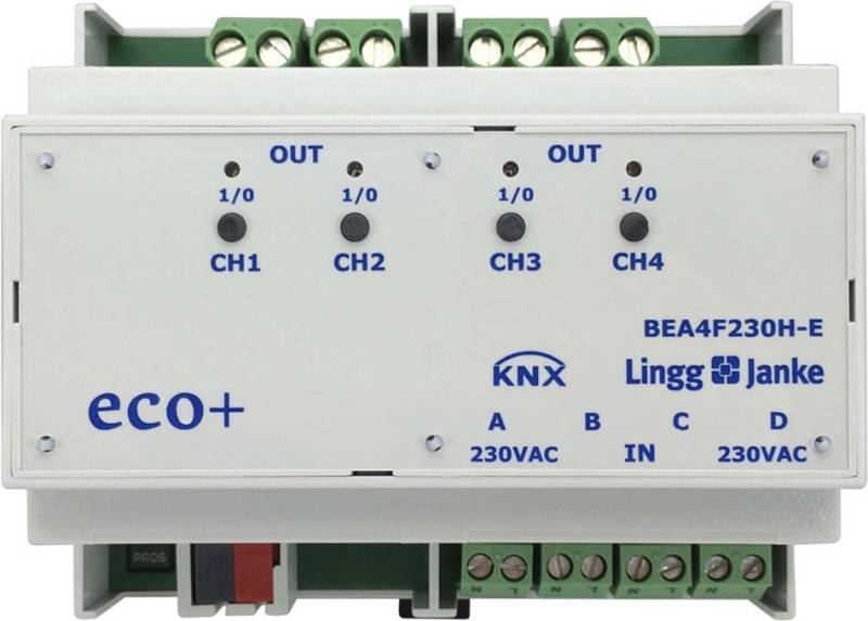 4260049682315 - LINGG Binär-Ein -Ausgang eco+ 4f 79244 230V AC DC 16A C-Last BEA4F230-E 6TE 4260049682315 - LINGG Binär-Ein -Ausgang eco+ 4f 79244 230V AC DC 16A C-Last BEA4F230-E 6TE