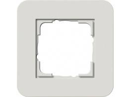 4010337023777 - GIRA 0211411 Abdeckrahmen 1fach E3 Hellgrau Reinweiß glänzend Soft-Touch 4010337023777 - GIRA 0211411 Abdeckrahmen 1fach E3 Hellgrau Reinweiß glänzend Soft-Touch