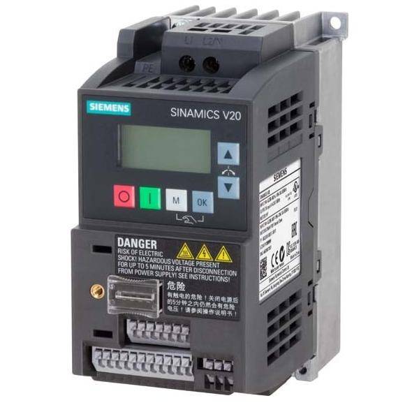 SIEM SINAMICS V20 6SL3210-5BB17-5BV1 1AC200-240V-10/+10% 47-63Hz, 0,75kW