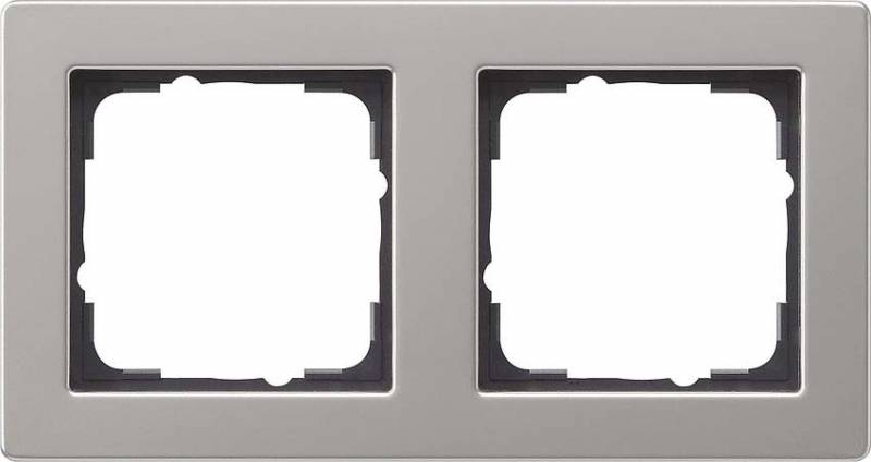 4010337019800 - GIRA 021233 Abdeckrahmen 2fach E2 Edelstahl 4010337019800 - GIRA 021233 Abdeckrahmen 2fach E2 Edelstahl