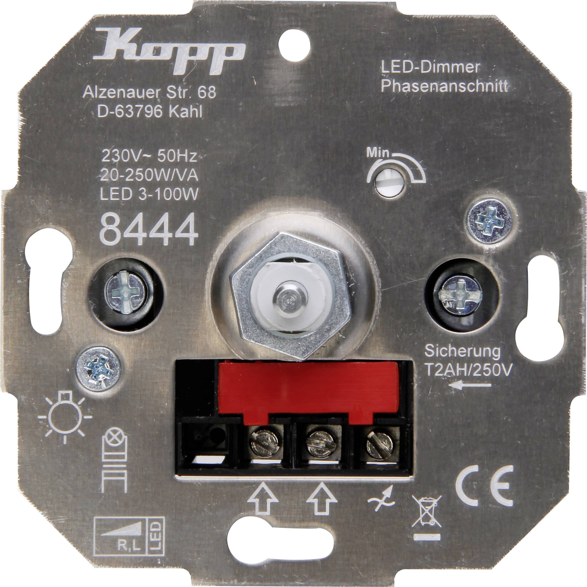 4008224631310 - 844400008 Unterputz Dimmer Geeignet für Leuchtmittel LED-Lampe Halogenlampe Glühlampe Grau 4008224631310 - 844400008 Unterputz Dimmer Geeignet für Leuchtmittel LED-Lampe Halogenlampe Glühlampe Grau