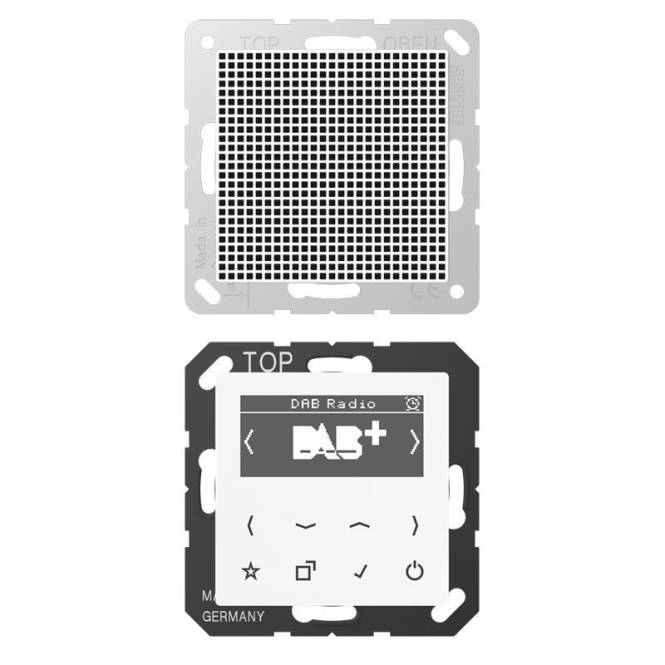 4011377172388 - Jung Smart Radio DAB+Set Mono DABA1WW alpinweiß 4011377172388 - Jung Smart Radio DAB+Set Mono DABA1WW alpinweiß