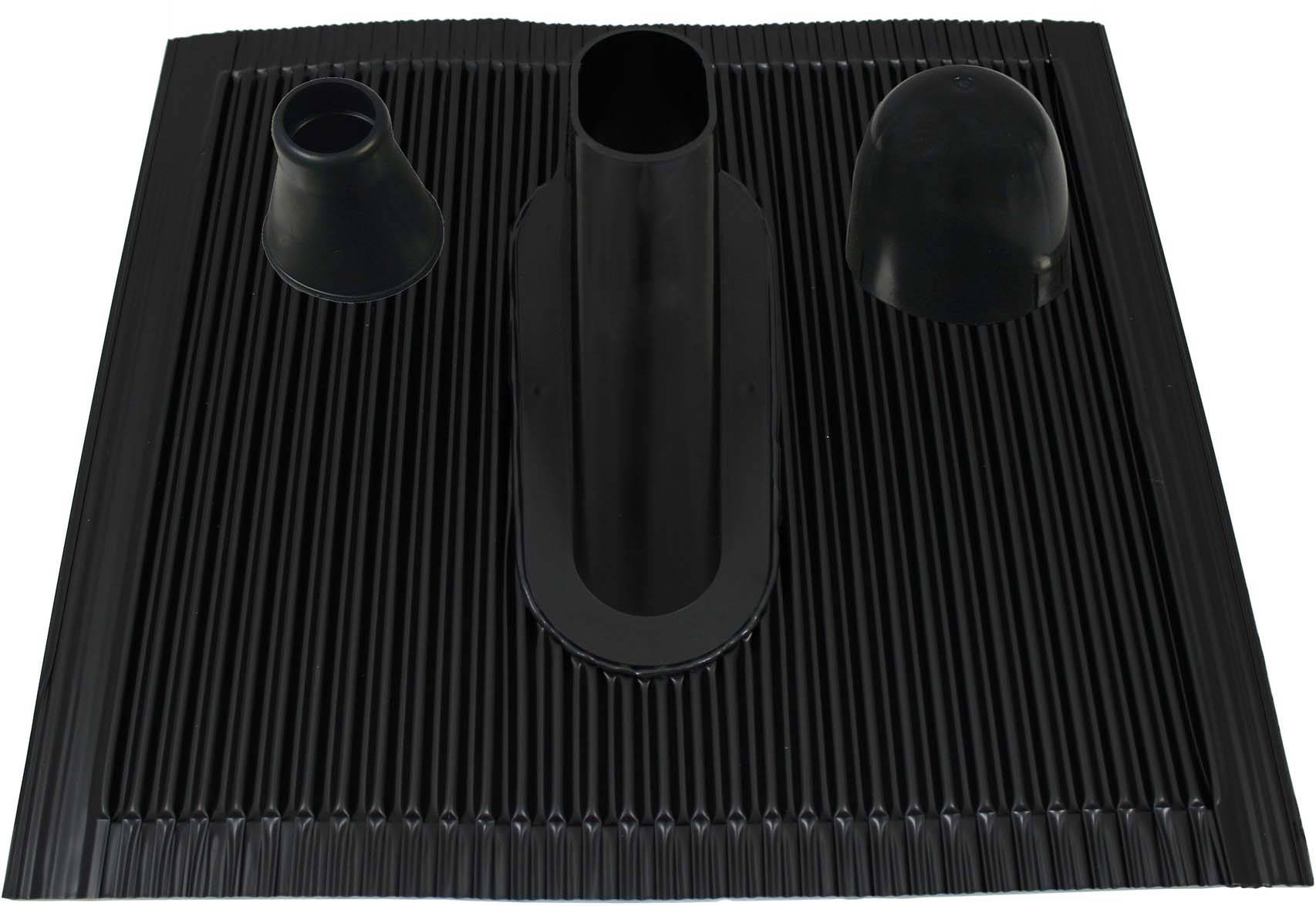 Televes Montageset schwarz SPAZ48SK für SPAHA 48/x Aluziegel MK 244022
