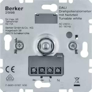 4011334510093 - Berker DALI DrehpotTunable white m 2998 Netzt 4011334510093 - Berker DALI DrehpotTunable white m 2998 Netzt