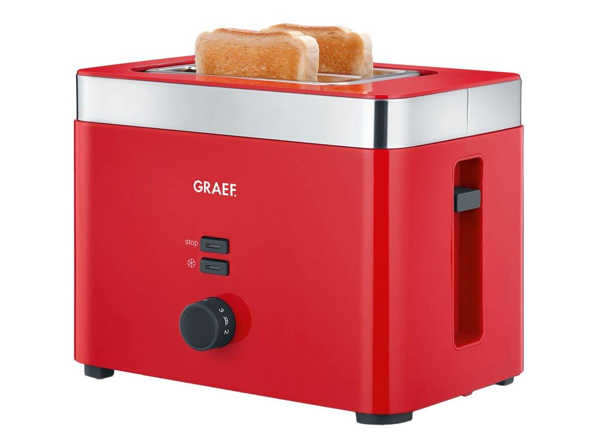 GRAEF TO 63 rt Toaster (A) 888W 6 Stufen Brötchenaufsatz Acryl rt GRAEF TO 63 rt Toaster (A) 888W 6 Stufen Brötchenaufsatz Acryl rt