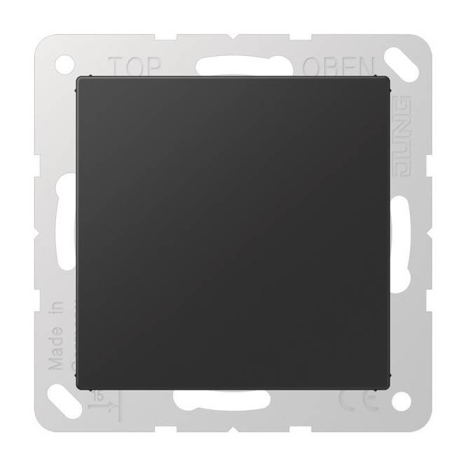 4011377186224 - Jung Blind-Abdeckung A594-0SWM schwarz 4011377186224 - Jung Blind-Abdeckung A594-0SWM schwarz