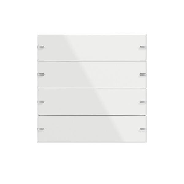 4010337072034 - GIRA 502412 Wippenset 4fach Tastsensor4 TS4 Glas Weiß 4010337072034 - GIRA 502412 Wippenset 4fach Tastsensor4 TS4 Glas Weiß