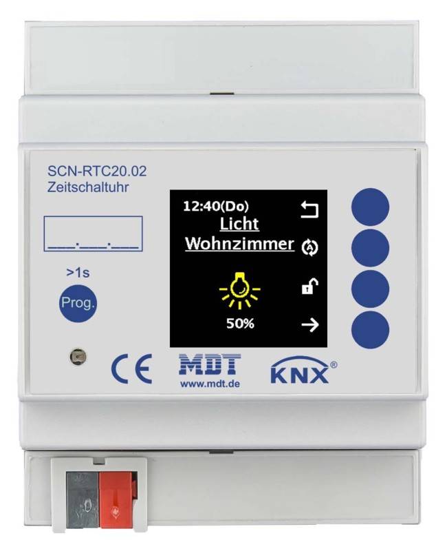 4251916100155 - Schaltuhr digi 24VDC 20kan 24h reg 24h Prog 24h Programm Wochenprogramm 4TE SCN-RTC2002 - Mdt Technologies 4251916100155 - Schaltuhr digi 24VDC 20kan 24h reg 24h Prog 24h Programm Wochenprogramm 4TE SCN-RTC2002 - Mdt Technologies