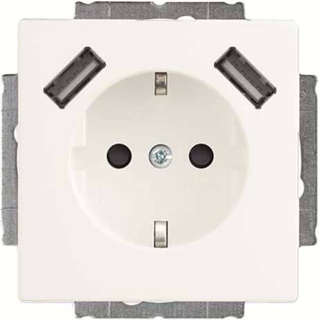 4011395303788 - Busch-jaeger Elektro - Busch-Jaeger SCHUKO-2x usb Steckdose 20 EUCB2USB-884 4011395303788 - Busch-jaeger Elektro - Busch-Jaeger SCHUKO-2x usb Steckdose 20 EUCB2USB-884