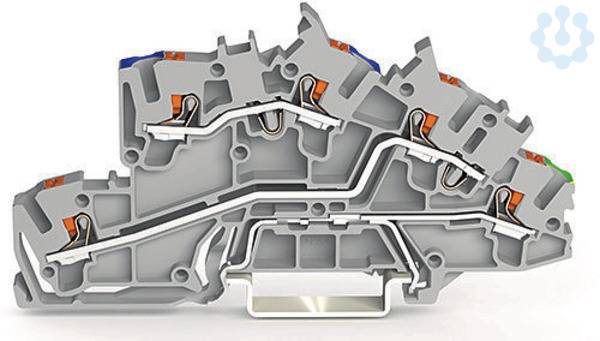 WAGO 2203-7646 Installationsetagen- klemme,N/L/PE,Erdgeschoss grün-gelb,grau WAGO 2203-7646 Installationsetagen- klemme,N/L/PE,Erdgeschoss grün-gelb,grau