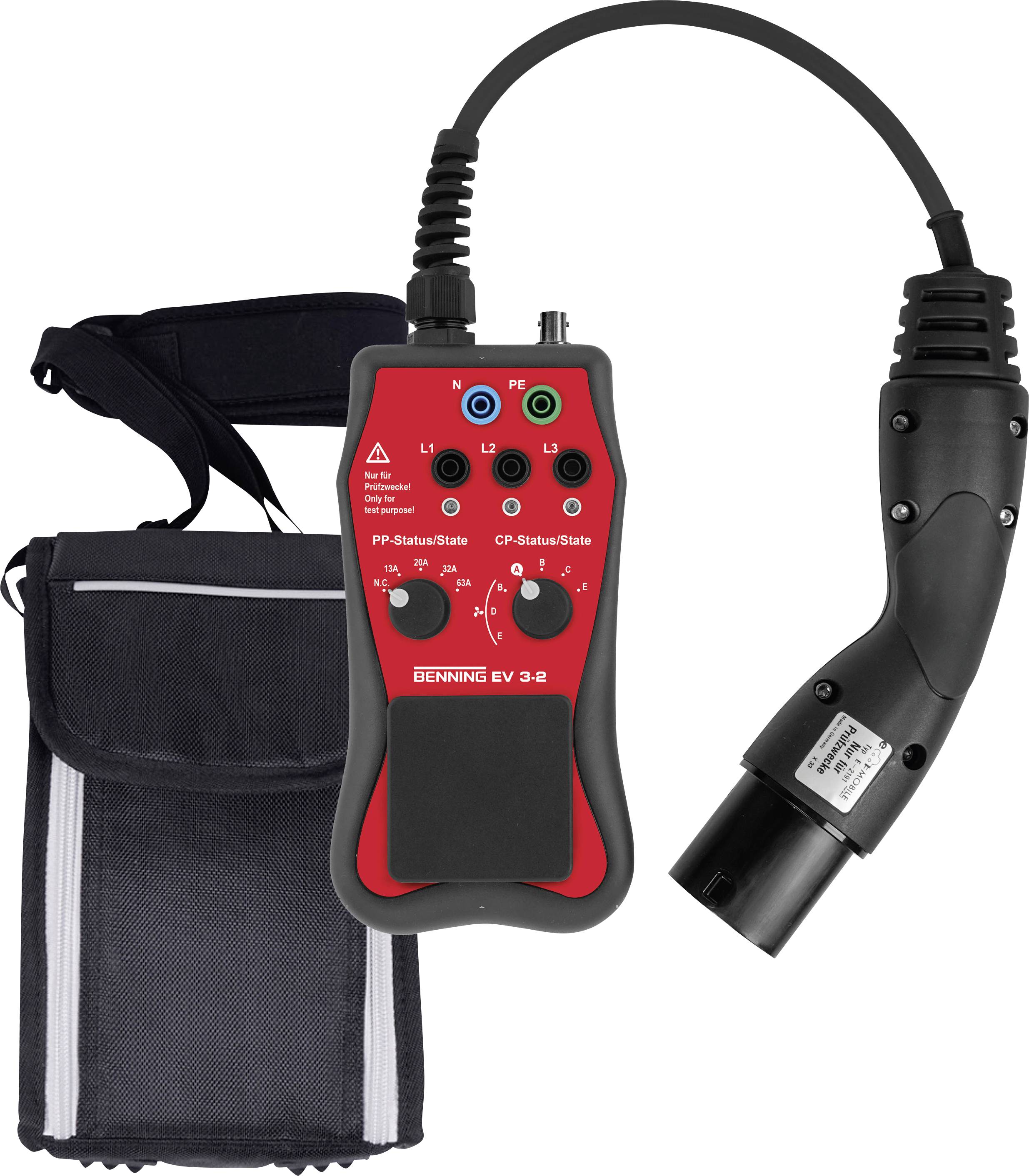 Benning Messadapter Prfg. BENNING EV 3-2 EVSE-Ladestationen Wallboxen 044169