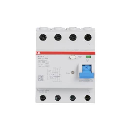 8012542342359 - FI-Schutzschalter B 4p 400V 40A 03A 4TE REG DIN-Schiene(REG) 3kA stoß F204B-40 03 8012542342359 - FI-Schutzschalter B 4p 400V 40A 03A 4TE REG DIN-Schiene(REG) 3kA stoß F204B-40 03