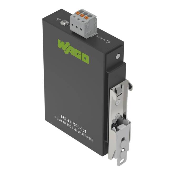 WAGO 852-111/000-001 Industrial-ECO- Switch,5 Ports 100Base-TX,schwarz WAGO 852-111/000-001 Industrial-ECO- Switch,5 Ports 100Base-TX,schwarz