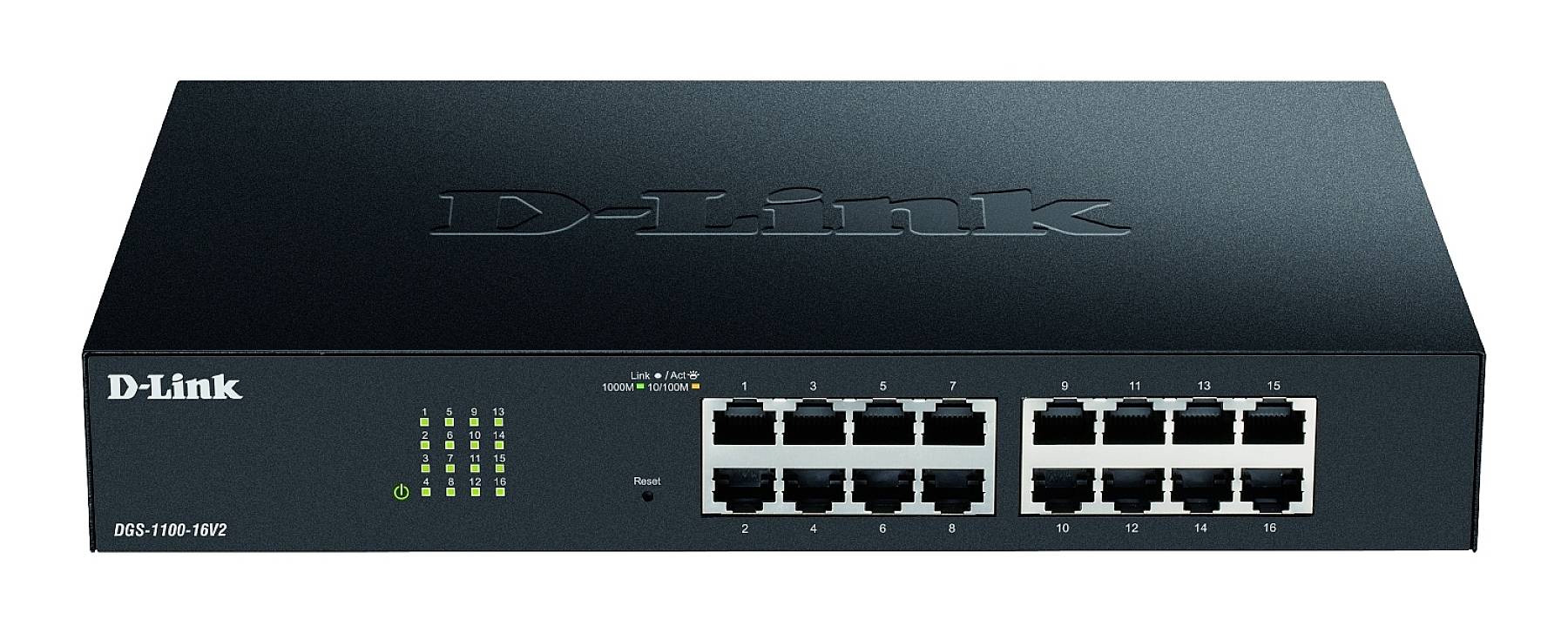 0790069467820 - D-Link DGS 1100-16V2 - Switch - Smart - 16 x 10 100 1000 - Desktop an Rack montierbar 0790069467820 - D-Link DGS 1100-16V2 - Switch - Smart - 16 x 10 100 1000 - Desktop an Rack montierbar