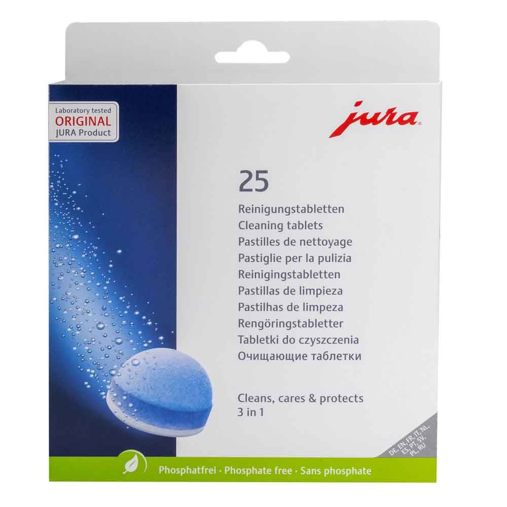 Jura 3-Phasen Reinigungstabletten Dose a 25 Stück 25045 Jura 3-Phasen Reinigungstabletten Dose a 25 Stück 25045
