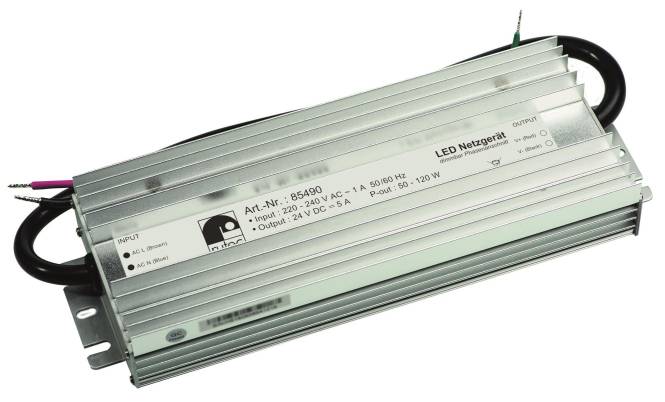 4012094854908 - Rutec LED-Netzgerät 24V 50-120W 85490 IP67 Dimmb 220-240V AC Phasenanschn 4012094854908 - Rutec LED-Netzgerät 24V 50-120W 85490 IP67 Dimmb 220-240V AC Phasenanschn