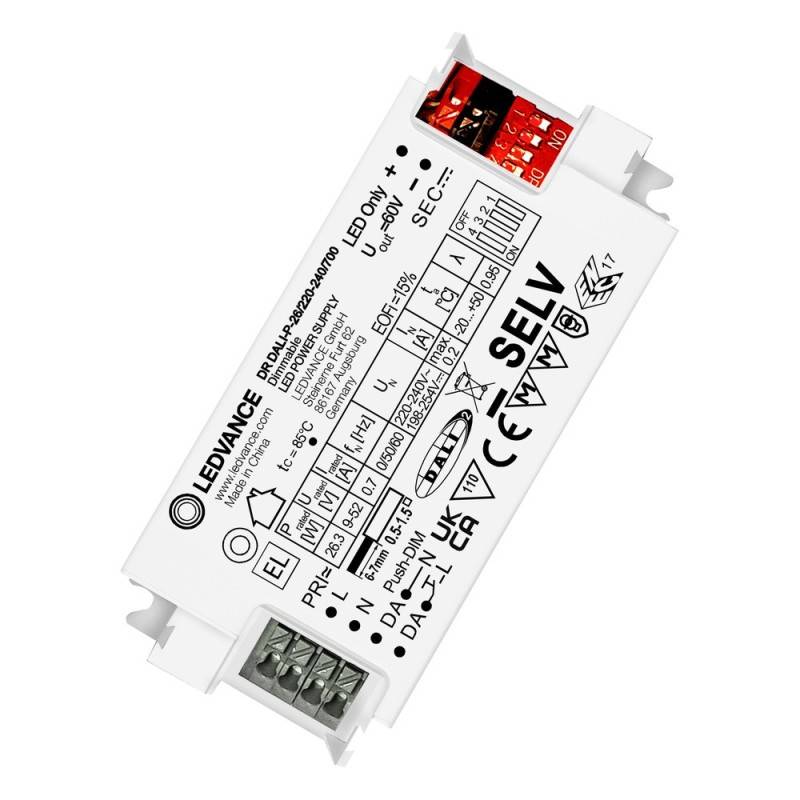 4058075779631 - Ledvance - LED-Transformator ec Performance dr DALI-P-26 220-240 700 (LVE-4058075779631) 4058075779631 - Ledvance - LED-Transformator ec Performance dr DALI-P-26 220-240 700 (LVE-4058075779631)