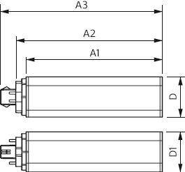 8719514487901 - LED-Röhrenlampe GX24q-4 1 185W e 4000K 2250lm ws mattiert 120° ac Ø42x166mm COREPROLEDPLTHF185W8404PGX2 - weiß - Philips 8719514487901 - LED-Röhrenlampe GX24q-4 1 185W e 4000K 2250lm ws mattiert 120° ac Ø42x166mm COREPROLEDPLTHF185W8404PGX2 - weiß - Philips