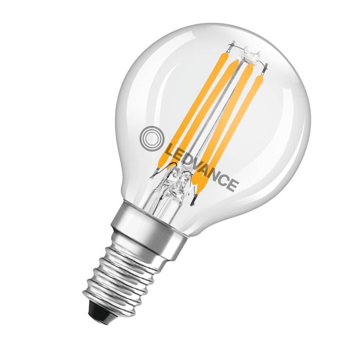 4099854069178 - LED-Lampe fm E14 4W e 2700K 470lm kl ws 300° Filamentlampe ac Ø45x77mm 220-240V - weiß - Ledvance 4099854069178 - LED-Lampe fm E14 4W e 2700K 470lm kl ws 300° Filamentlampe ac Ø45x77mm 220-240V - weiß - Ledvance