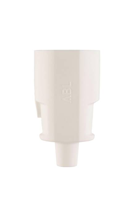 ABL PVC SCHUKO Kupplung 100000060 weiß IP20 Typ (Inhalt 10 Stück)