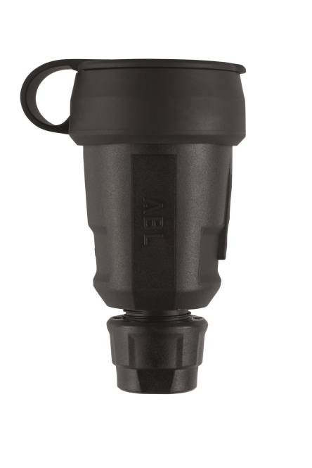 4011721189178 - ABL Hightech Kupplung SCHUKO 100000080 Elamid schwarz Manschette IP44 Typ 1580 4011721189178 - ABL Hightech Kupplung SCHUKO 100000080 Elamid schwarz Manschette IP44 Typ 1580