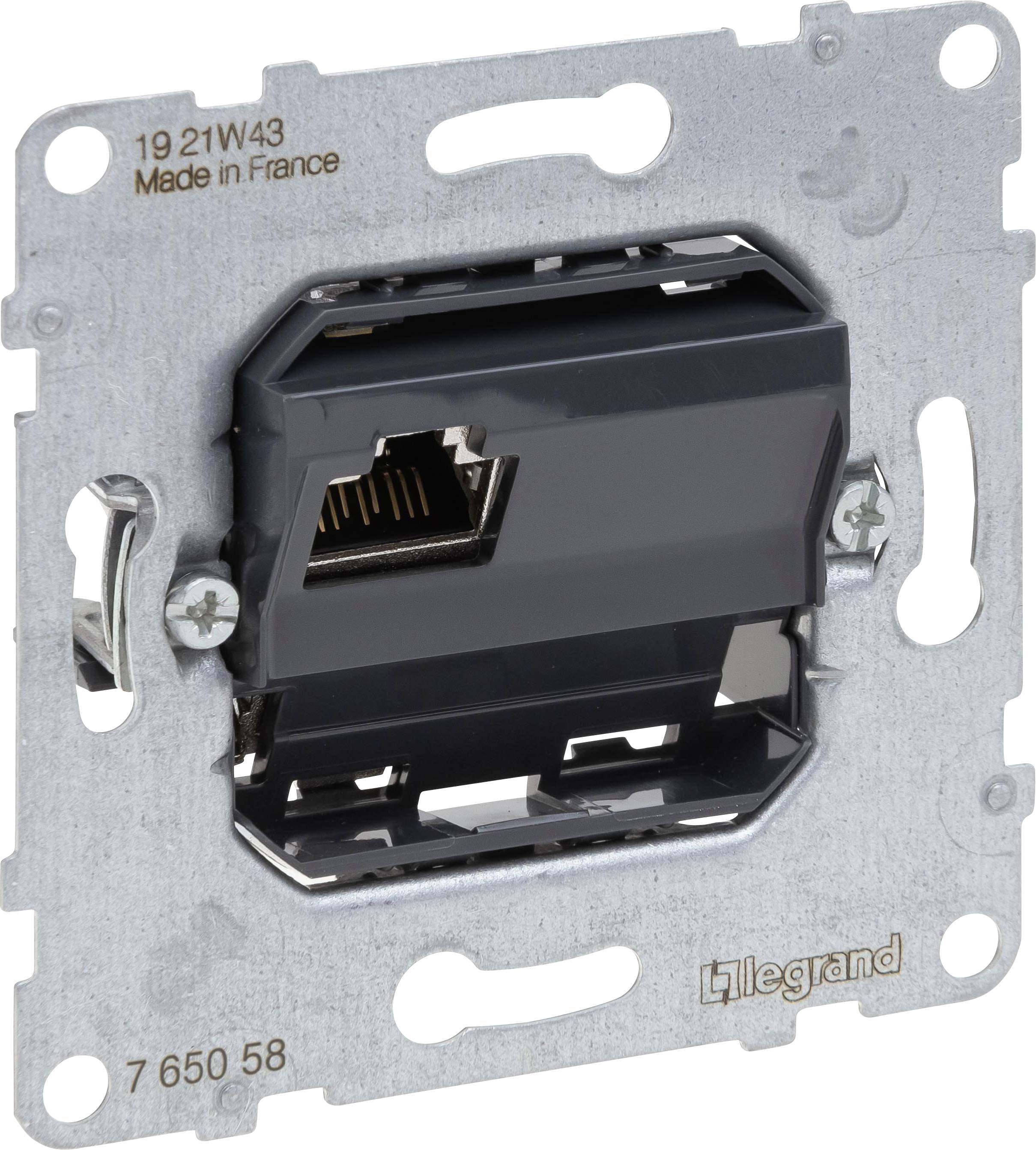 Legrand 765058 SEANO Einsatz Datendose RJ45 Kat.6A STP geschirmt