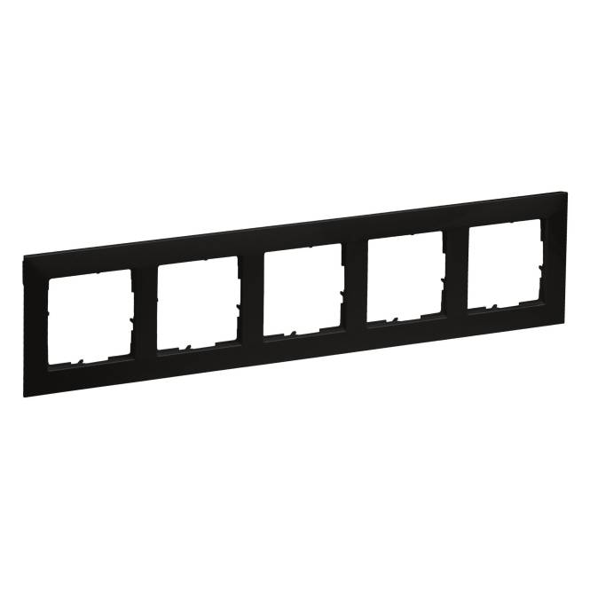 3414972550116 - Legrand 765375 SEANO 5-fach Rahmen in der Farbausführung Schwarz lackiert 3414972550116 - Legrand 765375 SEANO 5-fach Rahmen in der Farbausführung Schwarz lackiert