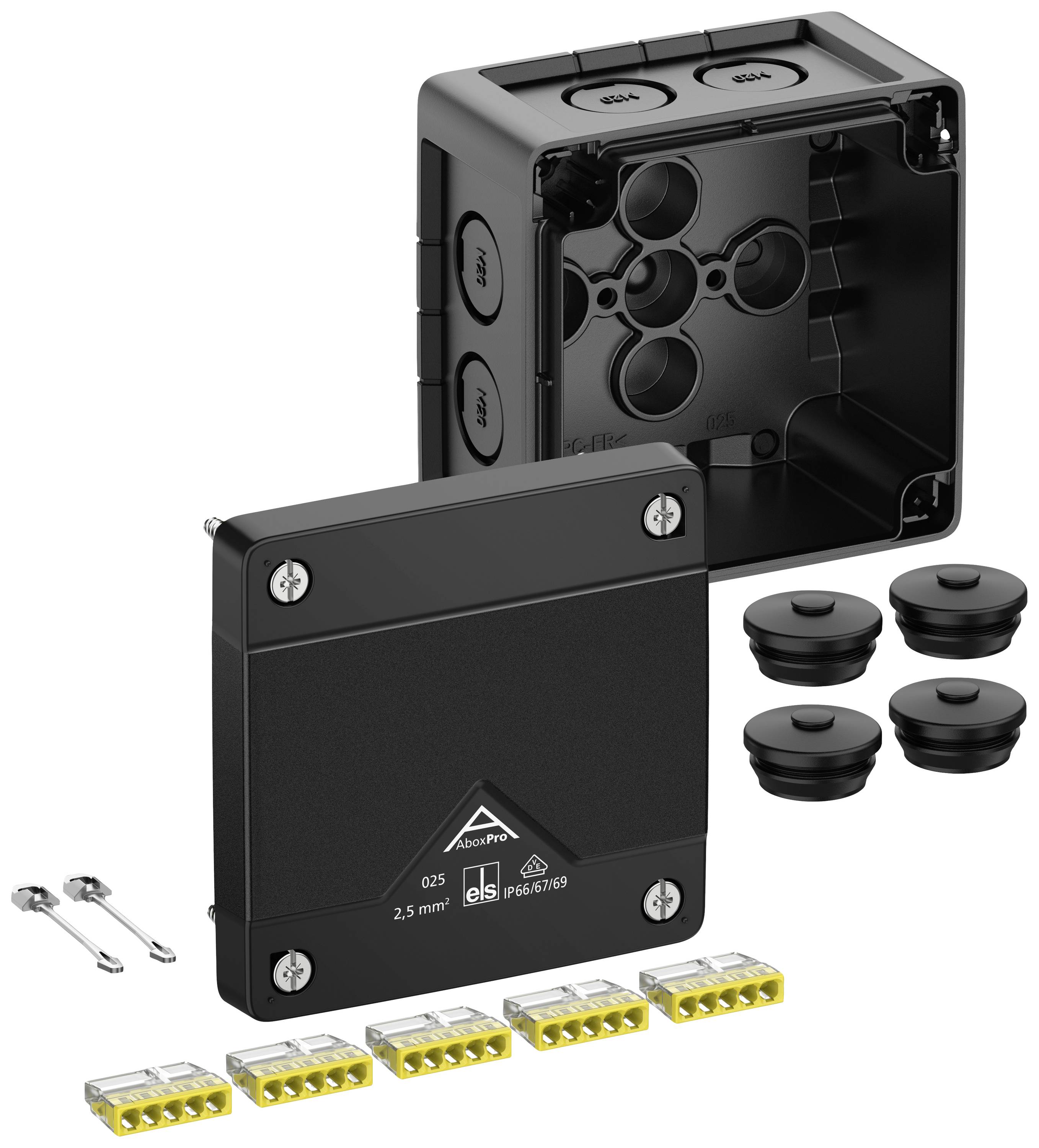 Spelsberg Abox Pro 025-2,5²/sw Abzweigkasten Schutzart 40202001 Spelsberg Abox Pro 025-2,5²/sw Abzweigkasten Schutzart 40202001