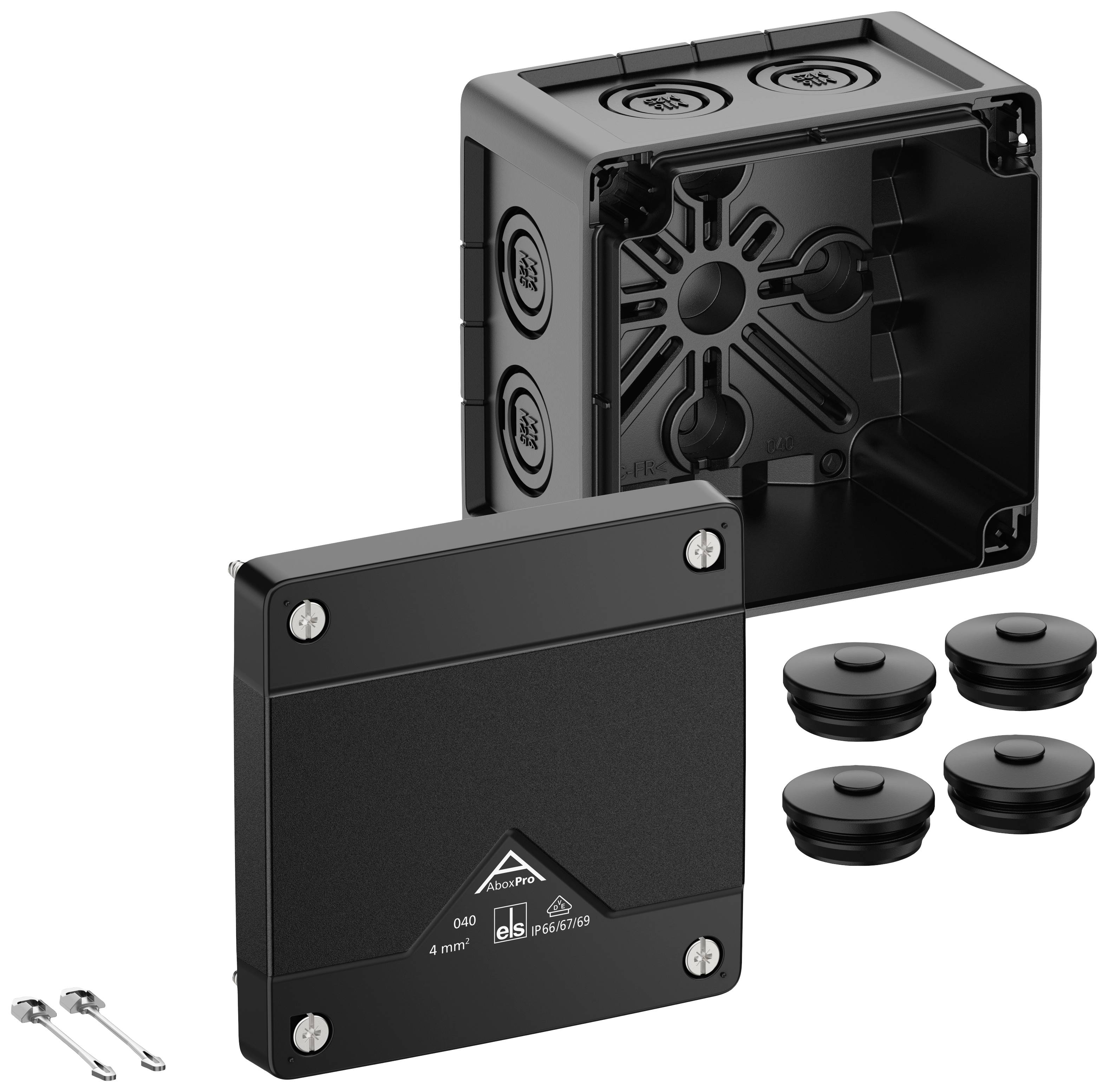 Spelsberg Abox Pro 040-L/sw Abzweigkasten Schutzart 40400001 Spelsberg Abox Pro 040-L/sw Abzweigkasten Schutzart 40400001