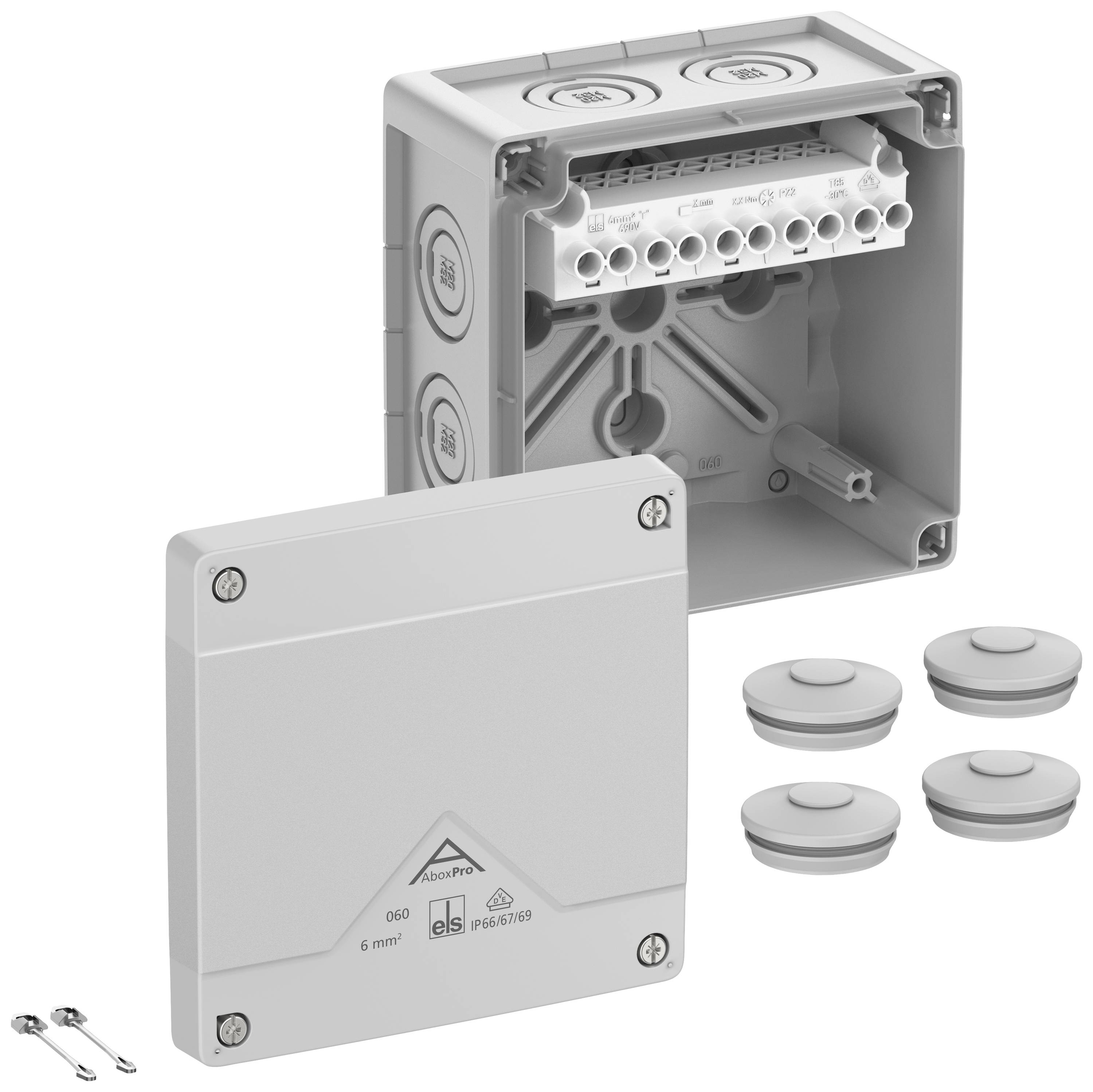 Spelsberg Abzweigkasten Abox Pro 060-6² Schutzart IP66/IP67/IP69 max.6² 40642001 Spelsberg Abzweigkasten Abox Pro 060-6² Schutzart IP66/IP67/IP69 max.6² 40642001