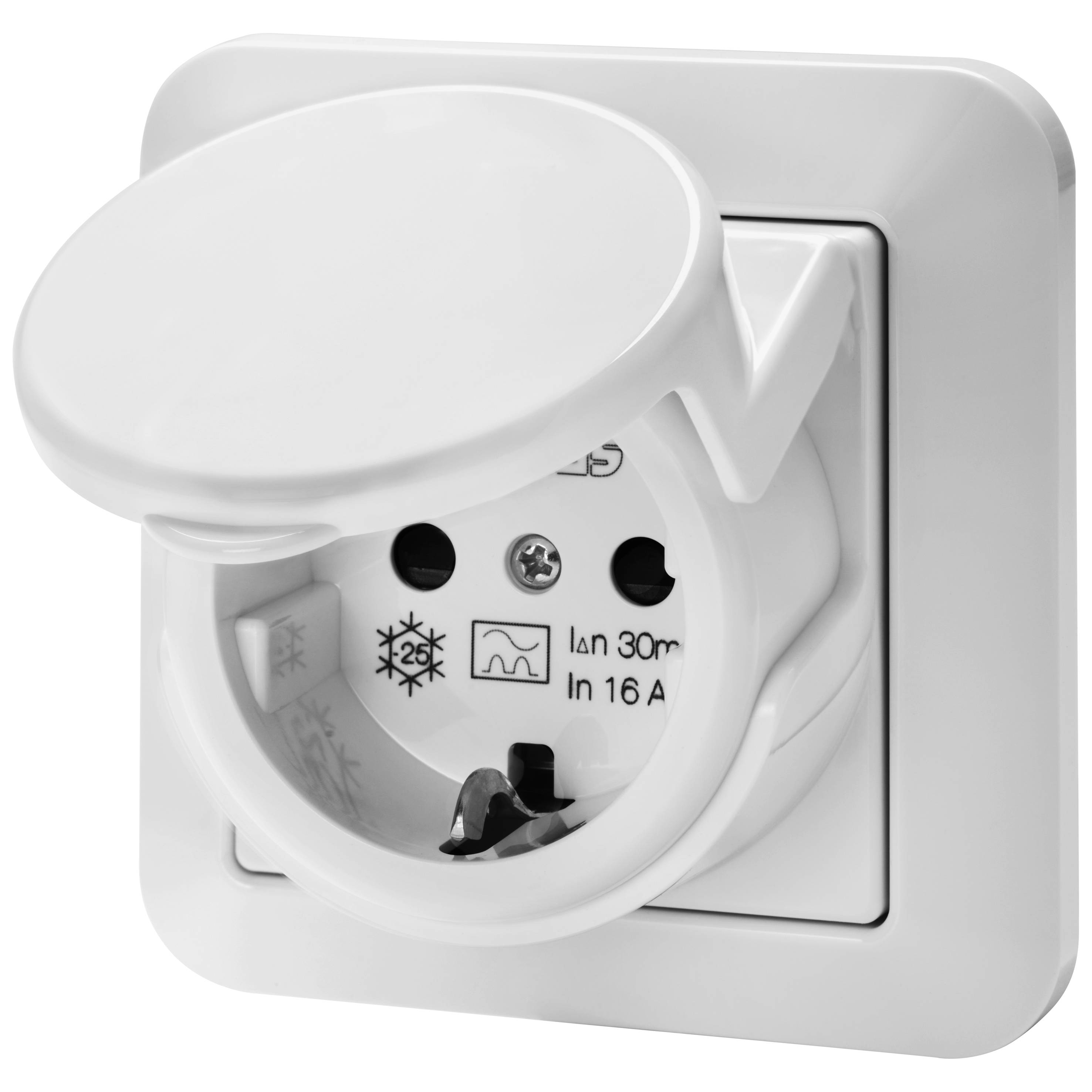 GEWISS RCD FI Steckdose A 16A GW95524 30mA IP44 GEWISS RCD FI Steckdose A 16A GW95524 30mA IP44