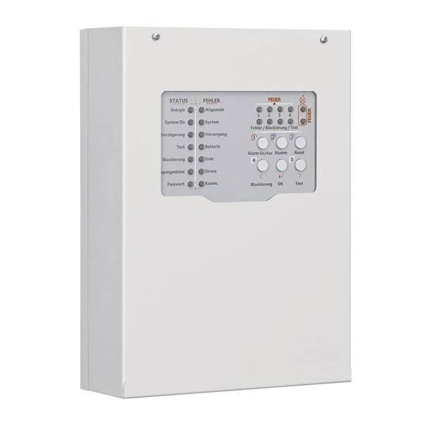 4015162124002 - INDEXA Brandwarnzentrale mit 4 BA10Z Meldelinien 24V 12400 4015162124002 - INDEXA Brandwarnzentrale mit 4 BA10Z Meldelinien 24V 12400