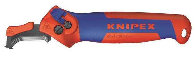 4003773089902 - Knipex Abmantelungsmesser mit 1650145SB Gleitschuh und Ratschenfunktion 16 50 4003773089902 - Knipex Abmantelungsmesser mit 1650145SB Gleitschuh und Ratschenfunktion 16 50