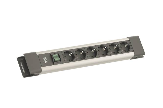 4057298213281 - Bachmann CONNECTUS 6xCEE7 3 BM005905 1xSchalter 20m CEE7 7 Grau 4057298213281 - Bachmann CONNECTUS 6xCEE7 3 BM005905 1xSchalter 20m CEE7 7 Grau