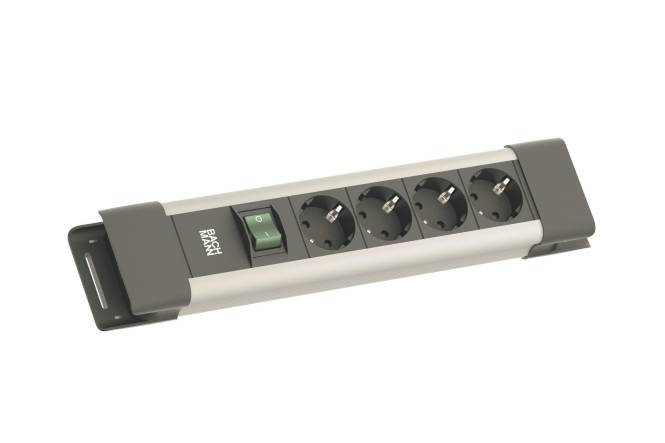 4057298213342 - Bachmann CONNECTUS 4xCEE7 3 BM005906 1xSchalter 20m CEE7 7 Grau 4057298213342 - Bachmann CONNECTUS 4xCEE7 3 BM005906 1xSchalter 20m CEE7 7 Grau