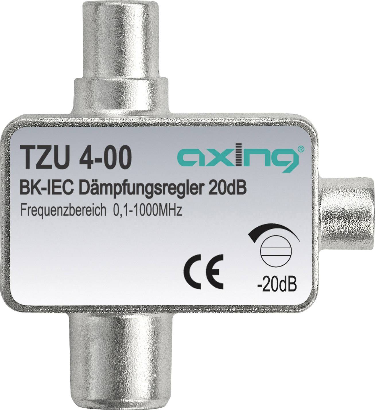 7611682080407 - AXING BK-Dämpfungsregler (IEC) TZU 4-00 01-1000MHz0520dBregelbarBu St 7611682080407 - AXING BK-Dämpfungsregler (IEC) TZU 4-00 01-1000MHz0520dBregelbarBu St