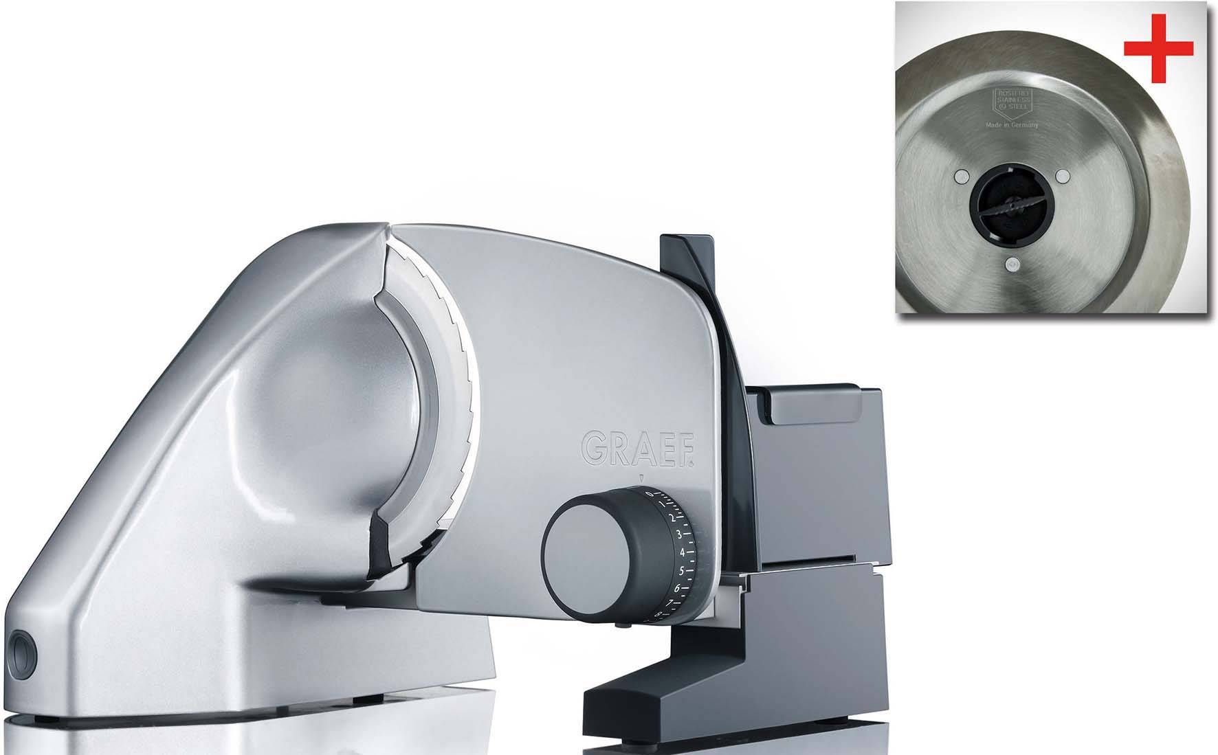 4001627001940 - GRAEF Vivo V 12 Allesschneider (A) 170W Scheibenstärke 0-20mm Vollmetall 4001627001940 - GRAEF Vivo V 12 Allesschneider (A) 170W Scheibenstärke 0-20mm Vollmetall