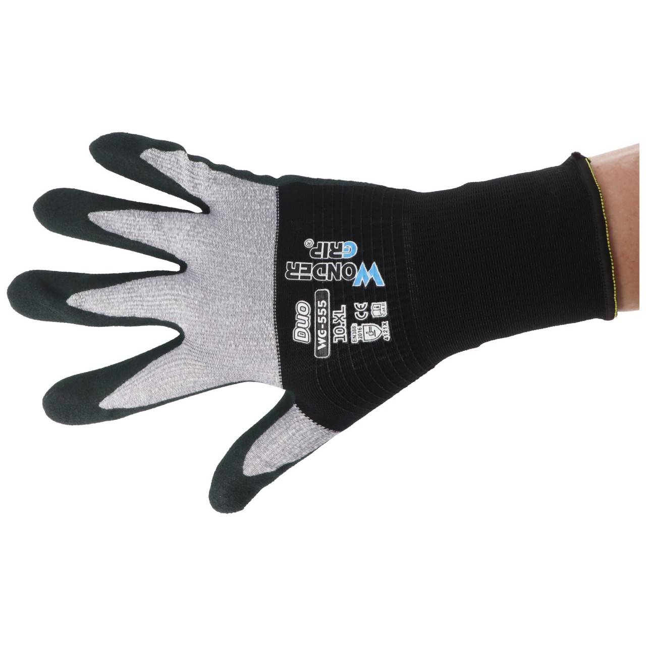 6959234407168 - Duo Nylon-Strickhandschuhe mit Nitrilbeschichtung EN 388 6959234407168 - Duo Nylon-Strickhandschuhe mit Nitrilbeschichtung EN 388